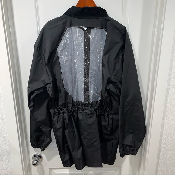 FirstGear moto 3M scotchlite size XL Rain Coat Jacket Synchro Rear View Clear - Picture 2 of 5